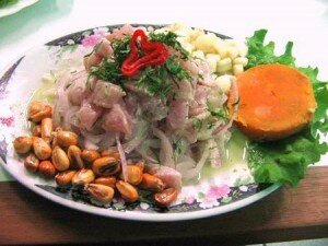 Ceviche - the pride of Peruvian cuisine and with good reason